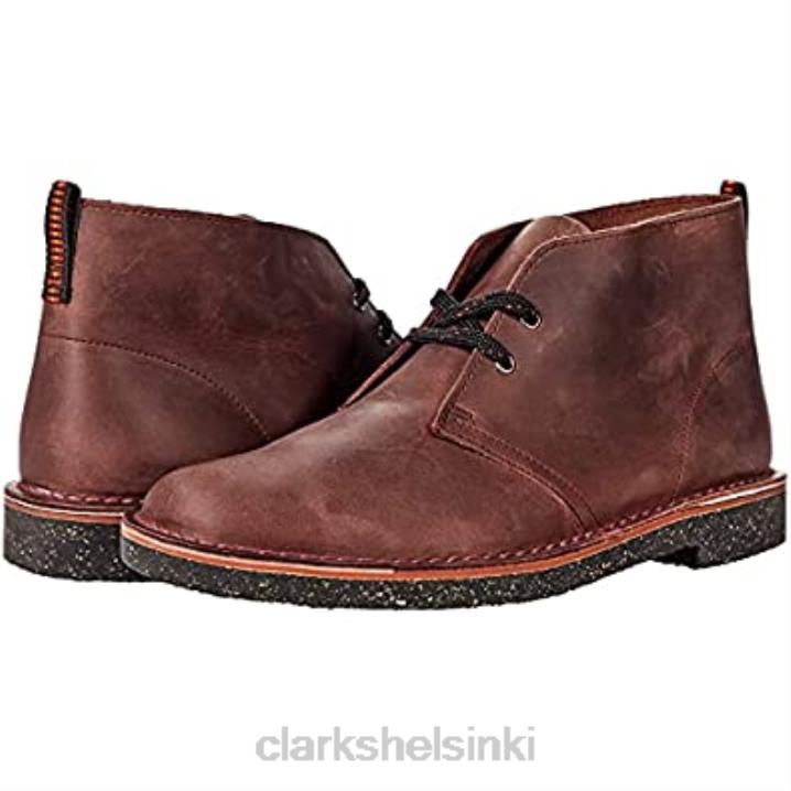 clarks bushacre 3 viininpunainen nahka Clarks sukupuolineutraali 2DHN2561