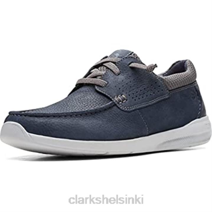 clarks gorwmoc navy nubuck Clarks sukupuolineutraali 2DHN866 laivaston nubukki