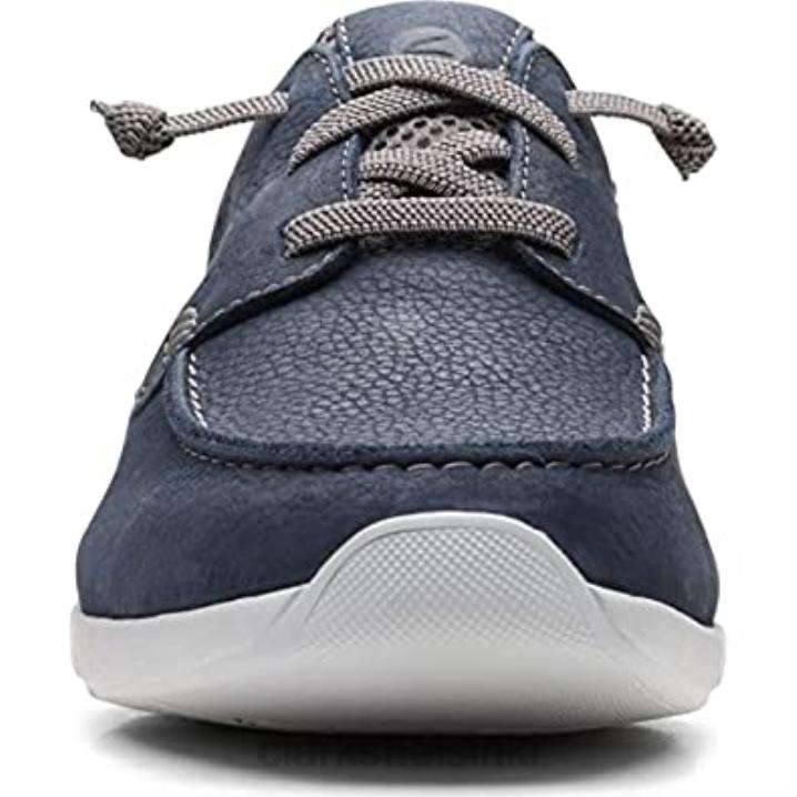 clarks gorwmoc navy nubuck Clarks sukupuolineutraali 2DHN866 laivaston nubukki