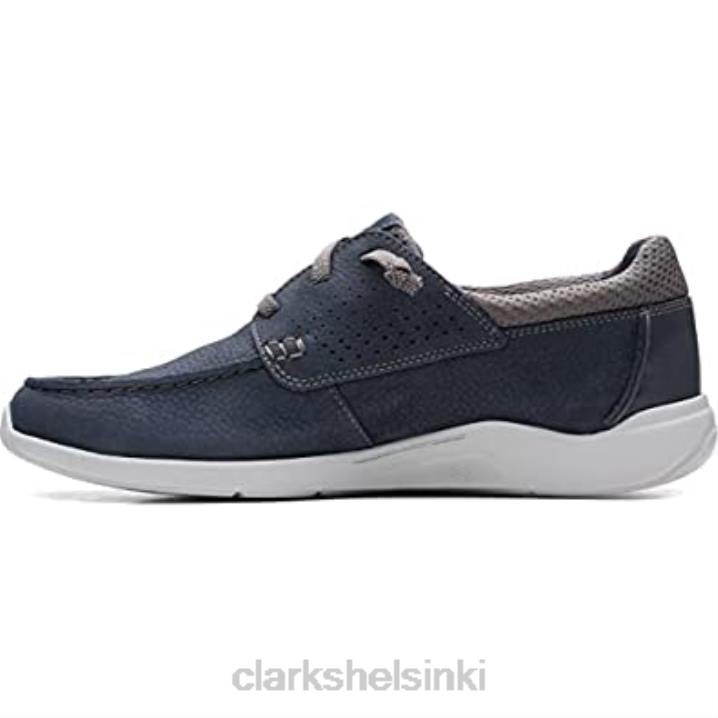 clarks gorwmoc navy nubuck Clarks sukupuolineutraali 2DHN866 laivaston nubukki