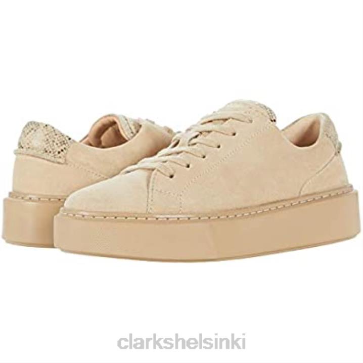 clarks hero litteä pitsi taupe yhdistelmä Clarks sukupuolineutraali 2DHN2786