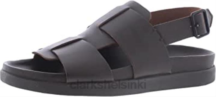 clarks tummanruskea nahkainen suojahihna Clarks sukupuolineutraali 2DHN209 tummanruskeaa nahkaa