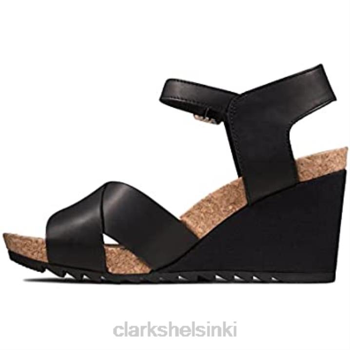 flex aurinko kirkastuu mustaksi Clarks sukupuolineutraali 2DHN1479 musta nahka musta nahka