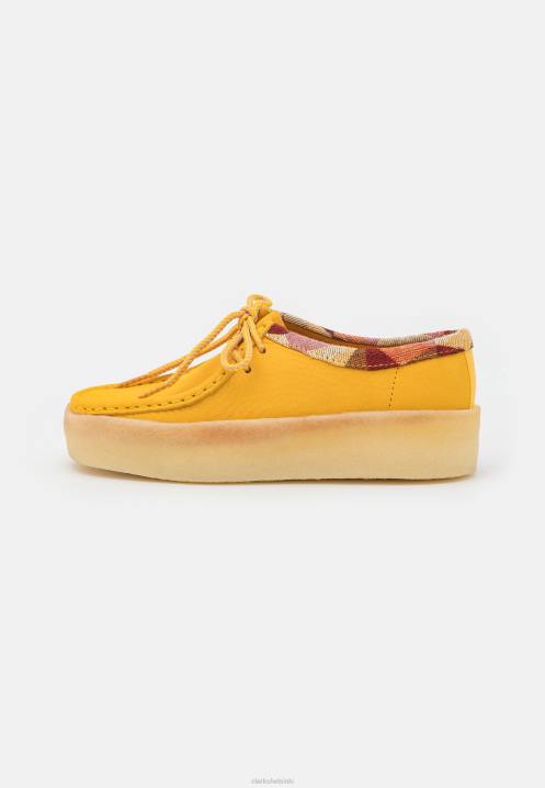 keltaiset clarks wallabee cup mokasiinit Clarks sukupuolineutraali 2DHN6947 keltainen