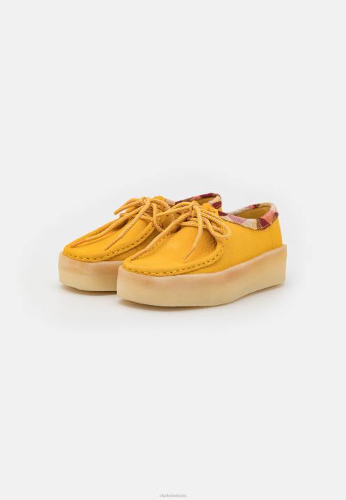 keltaiset clarks wallabee cup mokasiinit Clarks sukupuolineutraali 2DHN6947 keltainen