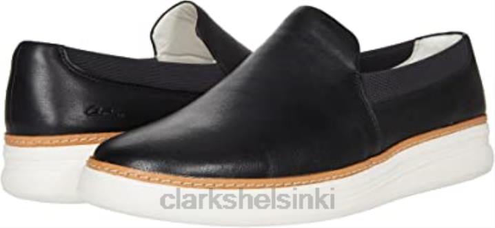 kerris stride clarks mustaa nahkaa Clarks sukupuolineutraali 2DHN2813 musta nahka
