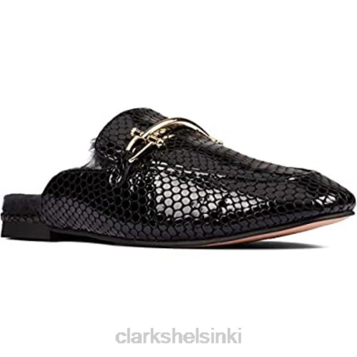 musta korko clarks puhdas 2 muuli Clarks sukupuolineutraali 2DHN488 musta korko