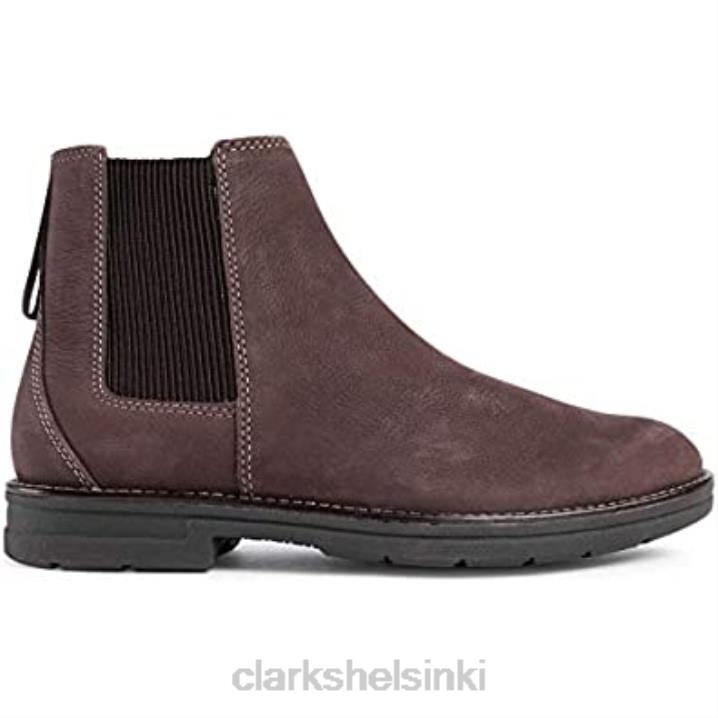 tummanruskea nubuck clarks -kieltolaja Clarks sukupuolineutraali 2DHN24 tummanruskea nubukki