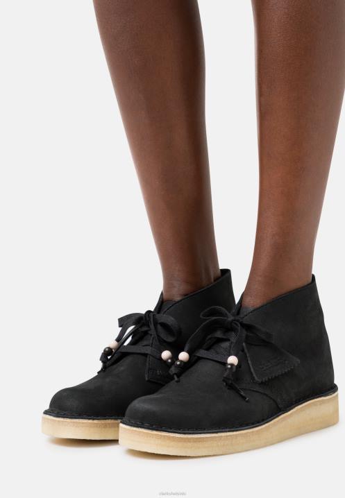 aavikkohiilen nauhat mustat clarks Clarks sukupuolineutraali 2DHN6926 musta