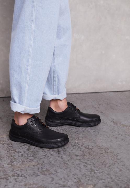 black clarks nature kolme rentoa nauhaa Clarks sukupuolineutraali 2DHN7160 musta