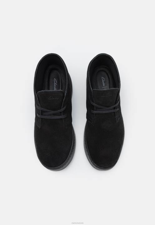 black court lite casual lace-ups clarks Clarks sukupuolineutraali 2DHN7116 musta