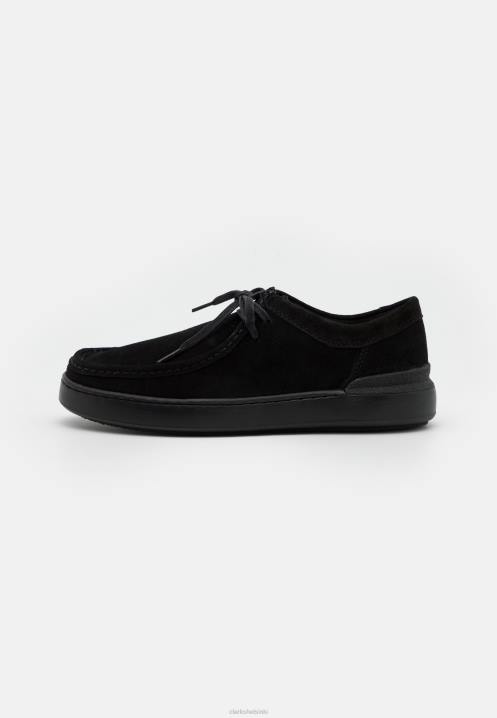 black court lite wally lace-ups clarks Clarks sukupuolineutraali 2DHN7148 musta