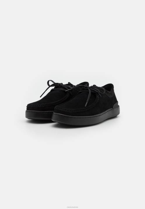 black court lite wally lace-ups clarks Clarks sukupuolineutraali 2DHN7148 musta