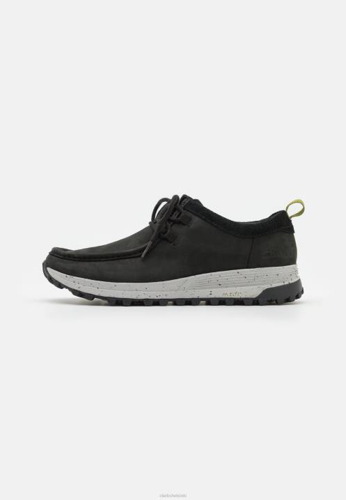 clarks black atl trek wally casual lace-ups Clarks sukupuolineutraali 2DHN7145 musta
