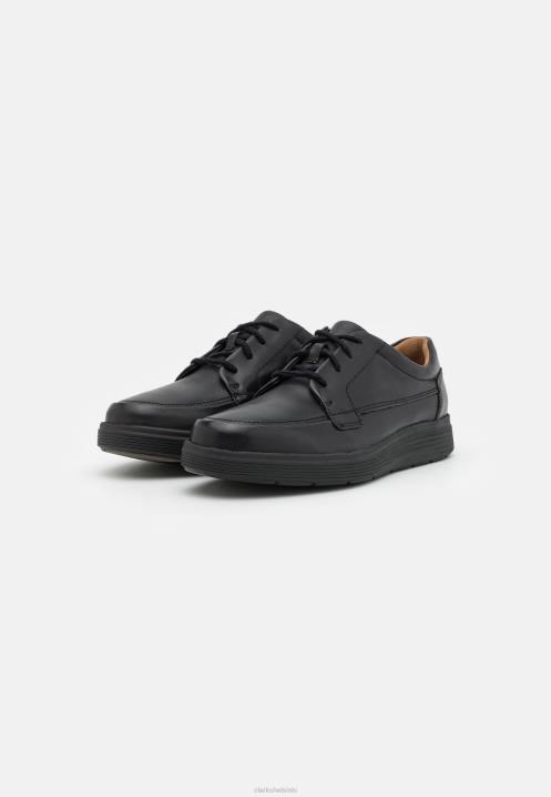 clarks black un abode helpottaa nauhat Clarks sukupuolineutraali 2DHN7153 musta