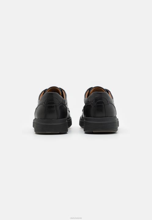 clarks black un abode helpottaa nauhat Clarks sukupuolineutraali 2DHN7153 musta