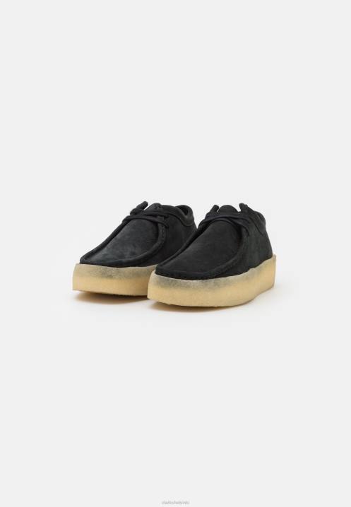 clarks black wallabee cup rennot nauhat Clarks sukupuolineutraali 2DHN7129 musta