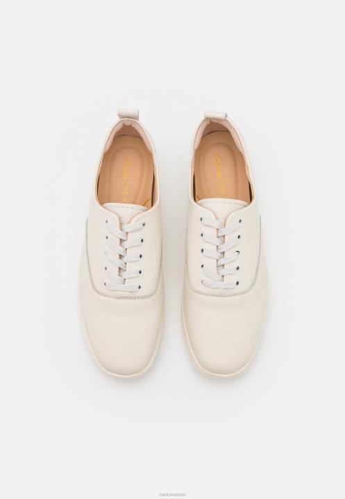 clarks white ace lite solmio rennot nauhat Clarks sukupuolineutraali 2DHN6929 valkoinen