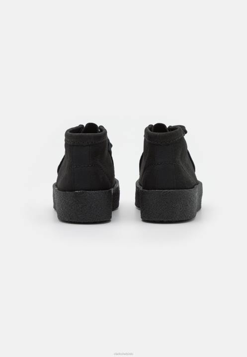 musta clarks wallabee cup rennot nauhat Clarks sukupuolineutraali 2DHN6928 musta