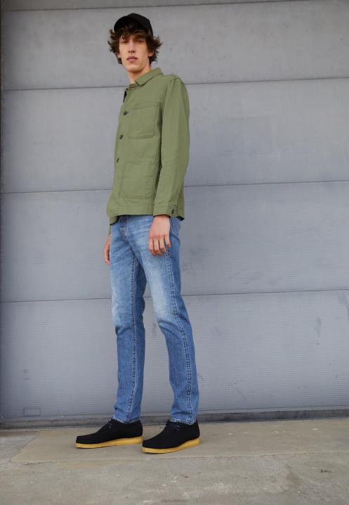 mustat vegaaniset clarks wallabee rento nauhanauhat Clarks sukupuolineutraali 2DHN7144 musta vegaani