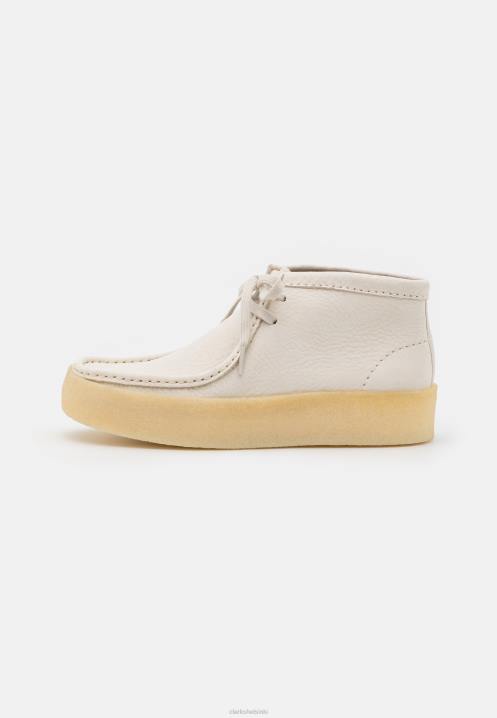valkoiset clarks wallabee cup arkinauhat Clarks sukupuolineutraali 2DHN6923 valkoinen