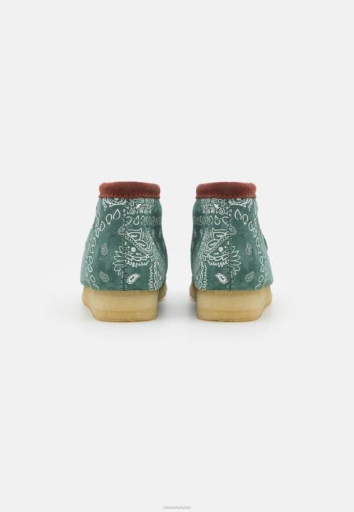 vihreä clarks wallabee rento nauhanauhat Clarks sukupuolineutraali 2DHN7147 vihreä