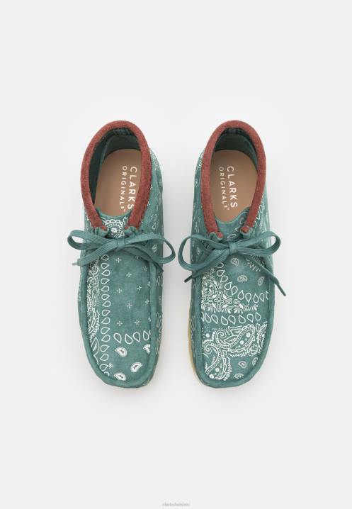vihreä clarks wallabee rento nauhanauhat Clarks sukupuolineutraali 2DHN7147 vihreä