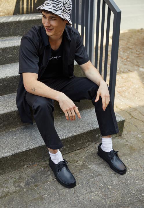 wallabee casual nauhanauhat mustat clarks Clarks sukupuolineutraali 2DHN7118 musta