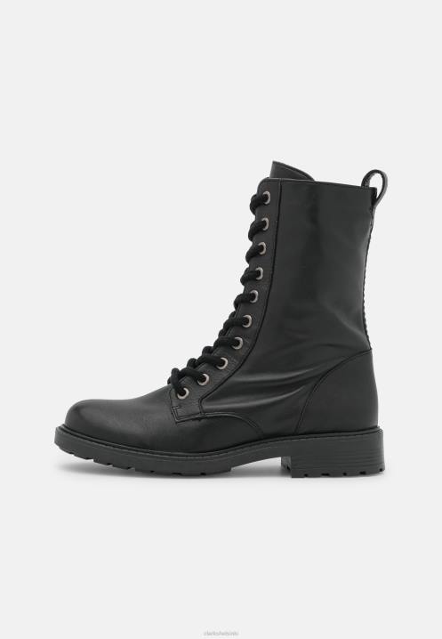 Orinoco-tyyliset nauhalliset nilkkurit clarks black Clarks sukupuolineutraali 2DHN7061 musta