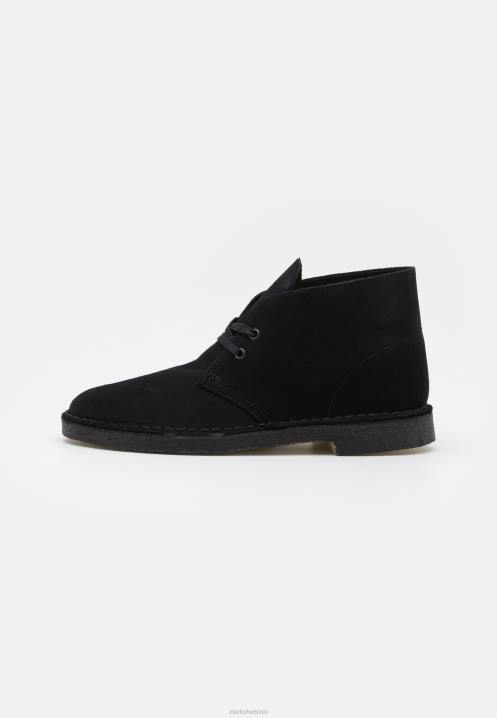 clarks black boot rennot nauhat Clarks sukupuolineutraali 2DHN7121 musta