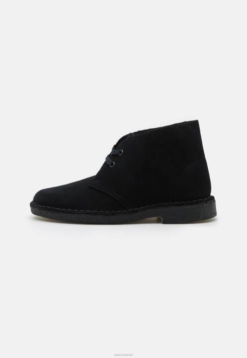 clarks black desert boot rennot nauhat Clarks sukupuolineutraali 2DHN6921 musta
