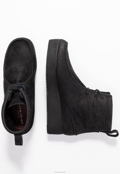 clarks black wallabee askartelualustannilkkurit Clarks sukupuolineutraali 2DHN7065 musta