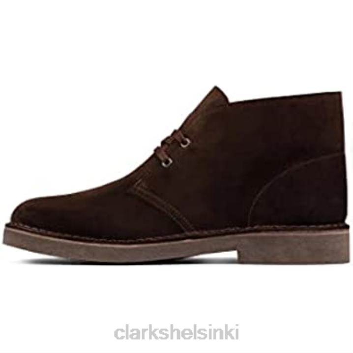 clarks desert boot 2 mokkasaappaat tummanruskeat Clarks sukupuolineutraali 2DHN19