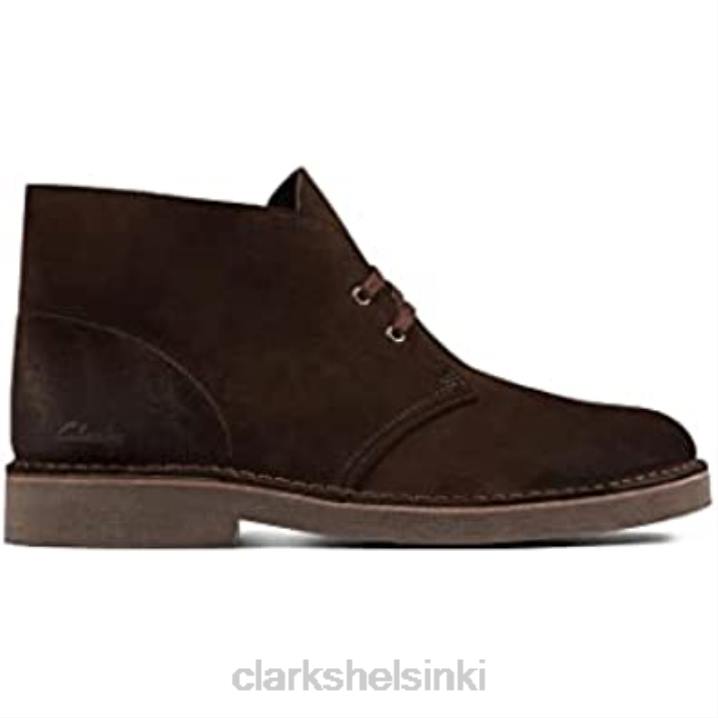 clarks desert boot 2 mokkasaappaat tummanruskeat Clarks sukupuolineutraali 2DHN19