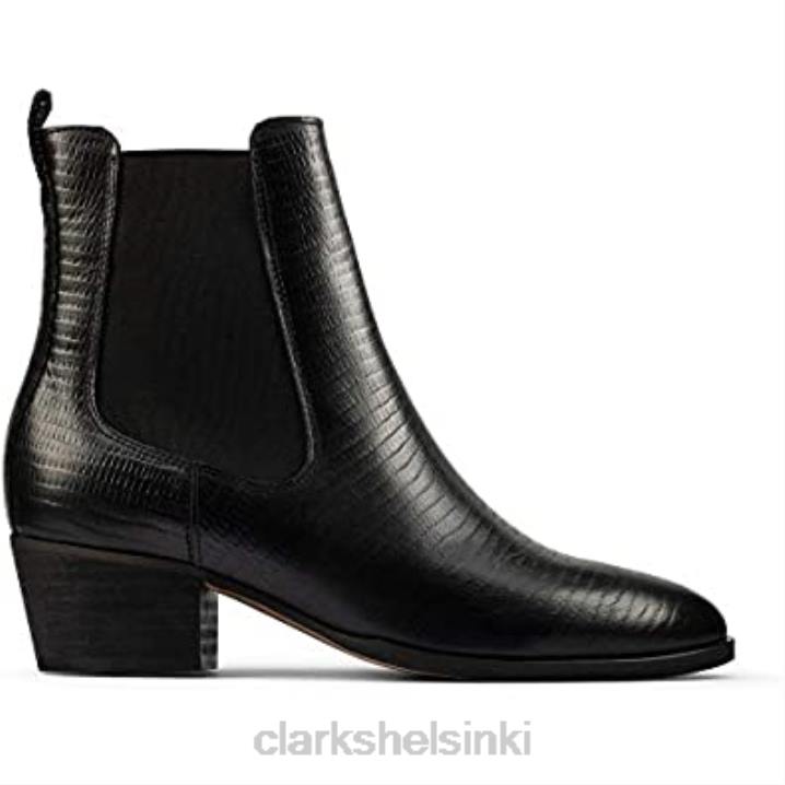 clarks octavia lo nahkasaappaat mustat croc Clarks sukupuolineutraali 2DHN2451