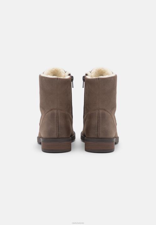 clarks taupe memi pitsinauhalliset nilkkurit Clarks sukupuolineutraali 2DHN7073 taupe