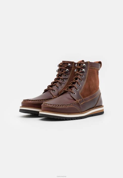 durston hi lace-up nilkkurit clarks british tan Clarks sukupuolineutraali 2DHN7167 brittiläinen rusketus