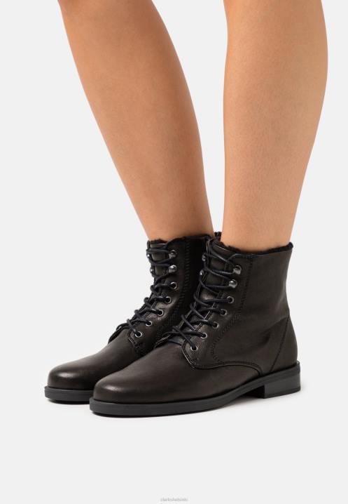 memi pitsinauhalliset nilkkurit mustat clarks Clarks sukupuolineutraali 2DHN7078 musta