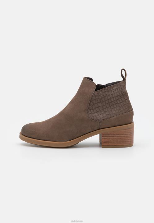 memi-vetoketjulliset nilkkurit clarks taupe Clarks sukupuolineutraali 2DHN7069 taupe