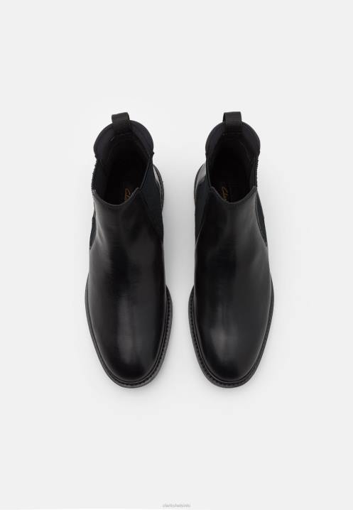 mustat clarks clarkdale hall klassiset nilkkurit Clarks sukupuolineutraali 2DHN7163 musta