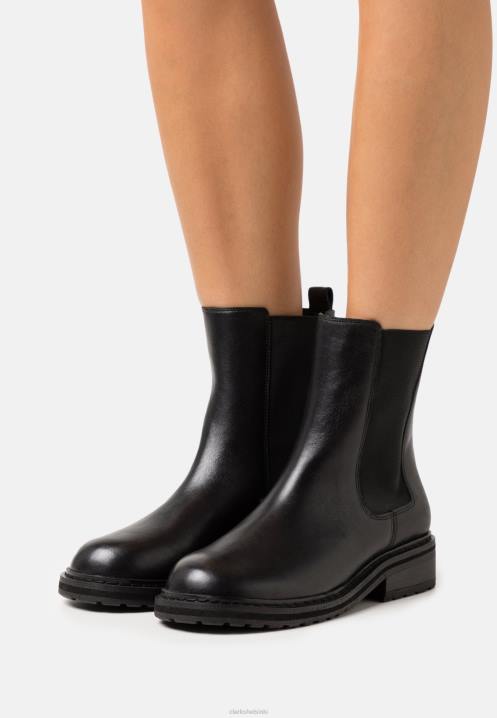 mustat clarks tilham chelsea klassiset nilkkurit Clarks sukupuolineutraali 2DHN7067 musta