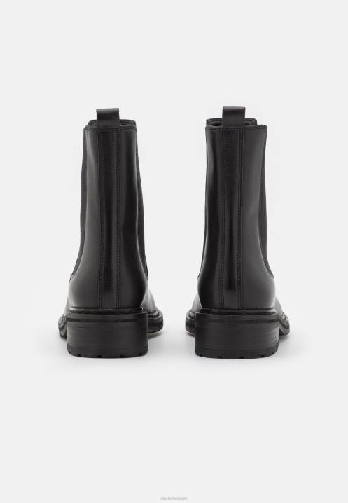 mustat clarks tilham chelsea klassiset nilkkurit Clarks sukupuolineutraali 2DHN7067 musta