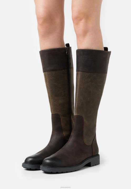 tummanruskeat orinoco-saappaat clarks Clarks sukupuolineutraali 2DHN7092 tumman ruskea