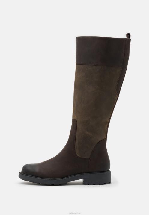 tummanruskeat orinoco-saappaat clarks Clarks sukupuolineutraali 2DHN7092 tumman ruskea