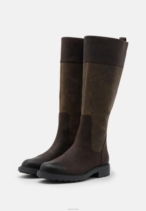 tummanruskeat orinoco-saappaat clarks Clarks sukupuolineutraali 2DHN7092 tumman ruskea