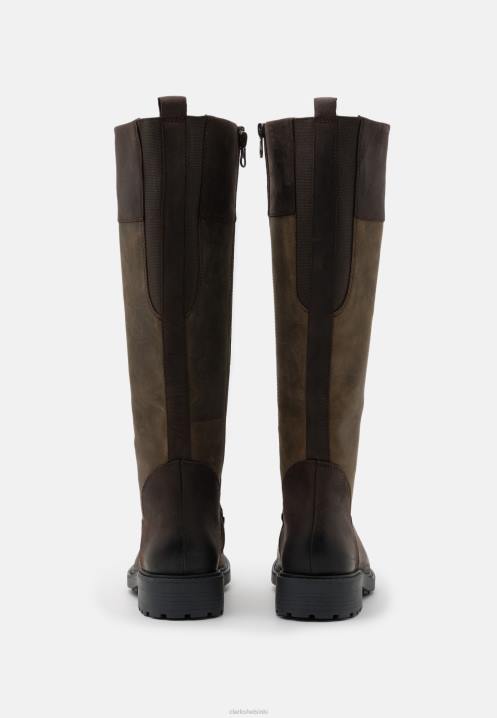 tummanruskeat orinoco-saappaat clarks Clarks sukupuolineutraali 2DHN7092 tumman ruskea