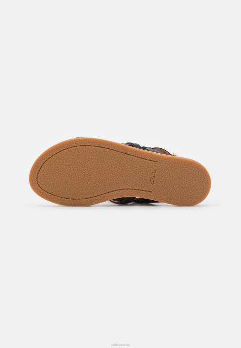mustat clarks karsea aurinkosandaalit Clarks sukupuolineutraali 2DHN6907 musta
