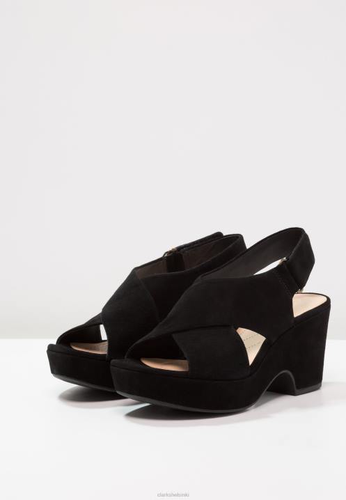 mustat clarks maritsa lara alustasandaalit Clarks sukupuolineutraali 2DHN6915 musta