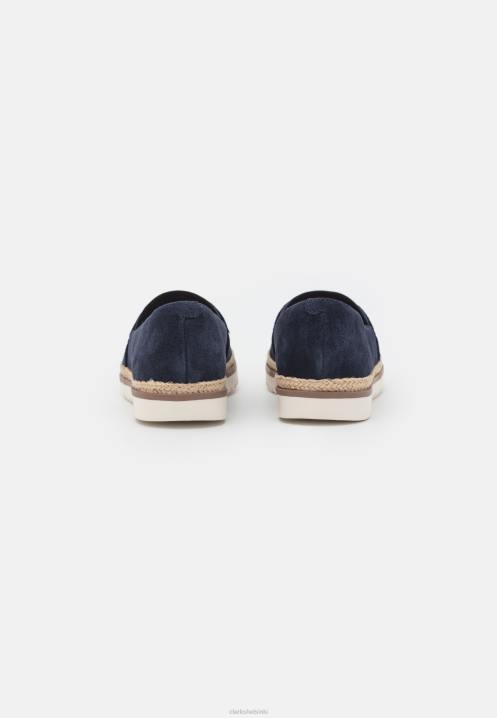 laivastonsiniset clarks serena-slip-ons Clarks sukupuolineutraali 2DHN6944 laivasto