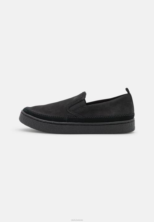 mustat clarks barleigh-slip-ons Clarks sukupuolineutraali 2DHN6936 musta